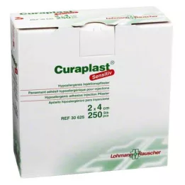 CURAPLAST Inj.-Pflaster hassas 2x4 cm, 250 adet