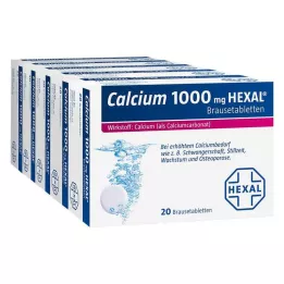 CALCIUM 1000 HEXAL efervesan tablet, 100 adet