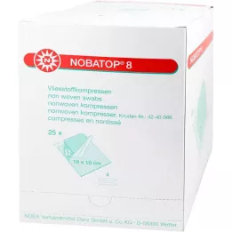 NOBATOP 8 kompres 10x10 cm steril, 25X5 adet