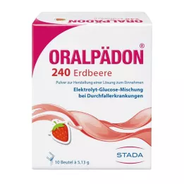 ORALPÄDON 240 Çilek Btl. Toz, 10 adet