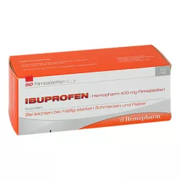 IBUPROFEN Hemopharm 400 mg film kaplı tablet, 50 adet