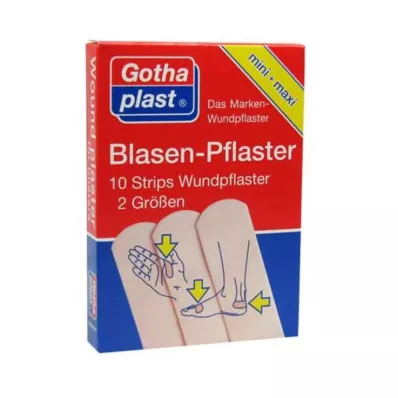 GOTHAPLAST Cilt kabarcık sıvaları, 10 adet GOTHAPLAST Cilt kabarcık sıvaları, 10 adet