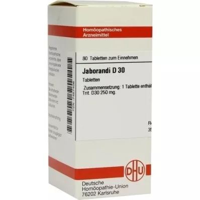 JABORANDI D 30 tablet, 80 adet JABORANDI D 30 tablet, 80 adet