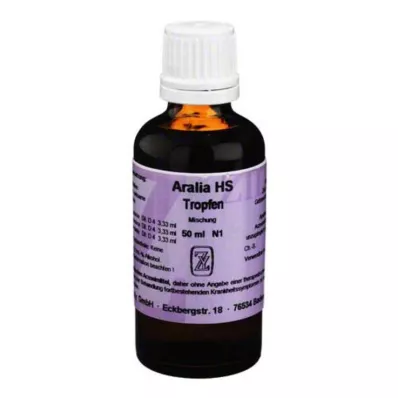 ARALIA HS Damlalar, 50 ml ARALIA HS Damlalar, 50 ml