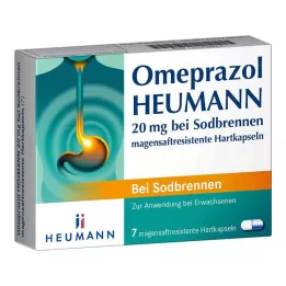 OMEPRAZOL Heumann 20 mg b.Sodbr.gastrik asit dirençli sert kapsüller, 7 adet