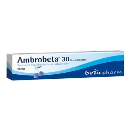 AMBROBETA 30 efervesan tablet, 20 adet