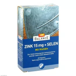 GEHE BALANCE Çinko 15 mg + selenyum kapsülleri, 60 adet