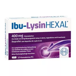 IBU-LYSINHEXAL Film kaplı tabletler, 10 adet