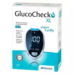 GLUCOCHECK XL Kan şekeri ölçüm cihazı seti mg/dl, 1 adet