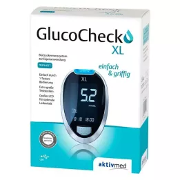 GLUCOCHECK XL Kan şekeri ölçüm cihazı seti mmol/l, 1 adet
