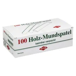 Ahşap ağız bastırıcıları tek tek, 100 adet