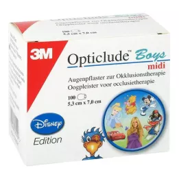 OPTICLUDE 3M Disney erkek çocuk midi 2538MDPB-100, 100 adet