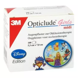 OPTICLUDE 3M Disney kızlar midi 2538MDPG-100, 100 adet