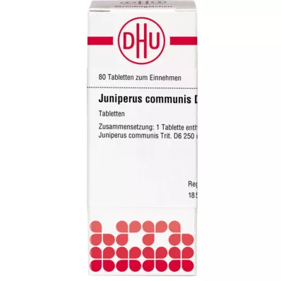 JUNIPERUS COMMUNIS D 6 tablet, 80 adet