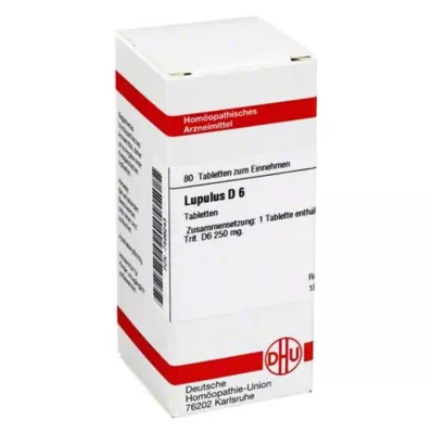 LUPULUS D 6 tablet, 80 adet LUPULUS D 6 tablet, 80 adet