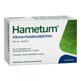 HAMETUM Hemoroid fitilleri, 25 adet