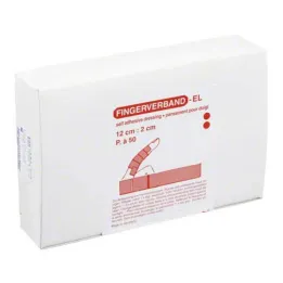 Parmak bandajı 2x12 cm elastik, 50 adet