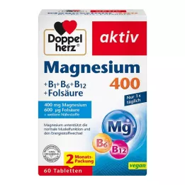 DOPPELHERZ Magnezyum 400 mg tablet, 60 adet