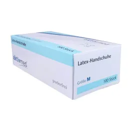 Lateks eldiven pudrasız M, 100 adet