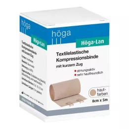 HÖGA-LAN Kısa streç bandaj 8 cmx5 m, 1 adet