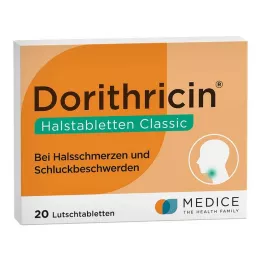 DORITHRICIN Boğaz Pastili Klasik, 20 adet