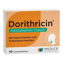 DORITHRICIN Boğaz Pastili Klasik, 40 adet