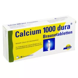 CALCIUM 1000 dura efervesan tablet, 40 adet