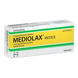 MEDIOLAX Medice mide-dirençli tabletler, 50 adet