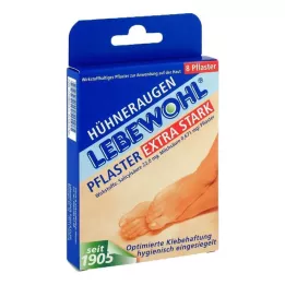 LEBEWOHL Mısır sıvası ekstra güçlü, 8 parça