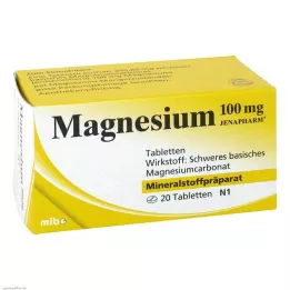 MAGNESIUM 100 mg Jenapharm tablet, 20 adet