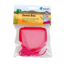 MIRADENT Diş teli kutusu Dento Box I pembe, 1 adet
