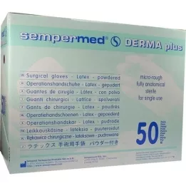 SEMPERMED Derma Plus OP-Handsch.ster.gep.Gr.7.5 ws, 50X2 adet