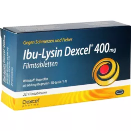 IBU-LYSIN Dexcel 400 mg film kaplı tablet, 20 adet