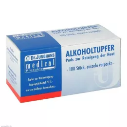 ALKOHOLTUPFER 3x6 cm steril, 100 adet