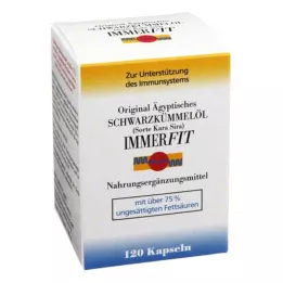 SCHWARZKÜMMELÖL Immerfit kapsülleri, 120 adet