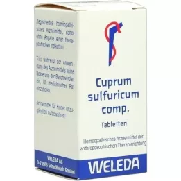 CUPRUM SULFURICUM comp. tabletler, 100 adet