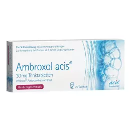 AMBROXOL acis 30 mg oral tablet, 20 adet