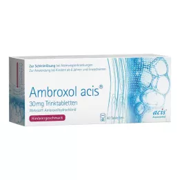 AMBROXOL acis 30 mg oral tabletler, 40 adet