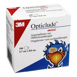 OPTICLUDE 3M maxi 5,7x8 cm 1539/100, 100 adet