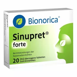 SINUPRET forte kaplamalı tabletler, 20 adet
