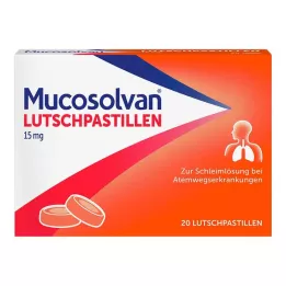MUCOSOLVAN Pastiller 15 mg, 20 adet