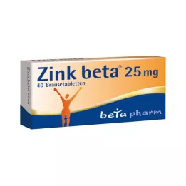 ZINK BETA 25 efervesan tablet, 40 adet
