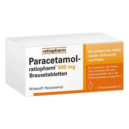 PARACETAMOL-ratiopharm 500 mg efervesan tablet, 10 adet