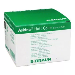 ASKINA Yapışkanlı bandaj rengi 6 cmx20 m yeşil, 1 adet