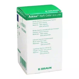 ASKINA Yapışkanlı bandaj Renk 8 cmx4 m mavi, 1 adet