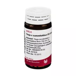 THUJA E SUMMITATIBUS D 3 Globuli, 20 gr