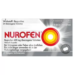 NUROFEN İbuprofen 400 mg kaplı tablet, 24 adet