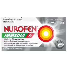 NUROFEN Immediat 400 mg film kaplı tablet, 24 adet