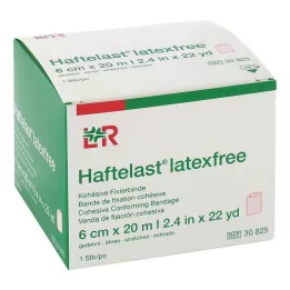 HAFTELAST Sabitleme bandajı, yapışkan, lateks içermeyen, 6 cm x 20 m, krem, 1 parça