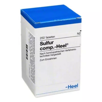 SULFUR COMP.Topuk tabletleri, 250 adet